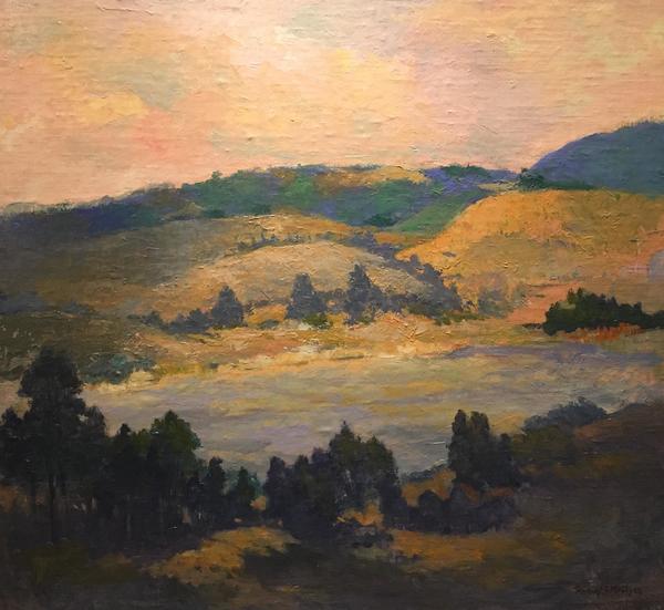 Thomas A. McGlynn - "Quiet Hill" - Oil on canvas - 25" x 27"