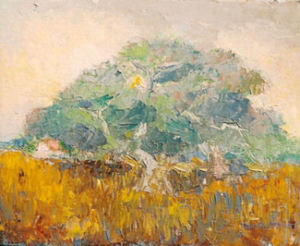 Thomas A. McGlynn - "Oak Tree" - Oil on canvasboard - 8" x 10"