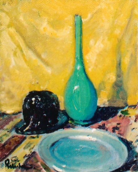 William Ritschel, N.A. - "Still-Life" - Oil on board - 10" x 8"