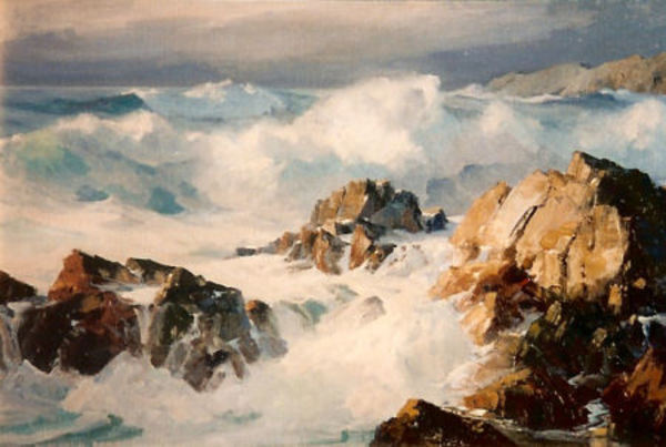 Doris Winchell Baker - "The Sea at Carmel"