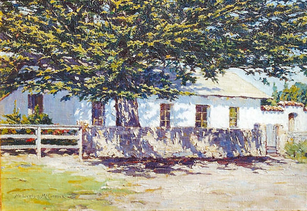 Evelyn McCormick - "The Casa Jesus Soto Adobe" - Oil on canvas - 14"x 20"