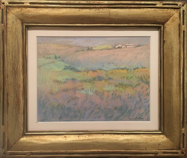 Thomas A. McGlynn - "Coastal Farm House near Carmel" - Pastel - 6" x 8" - Signed lower right
<br>Directly from the estate of Thomas A. McGlynn