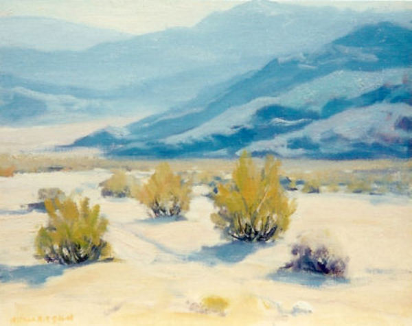 Arthur Hill Gilbert, A.N.A. - "Desert Landscape" - Oil on canvas - 18" x 22"