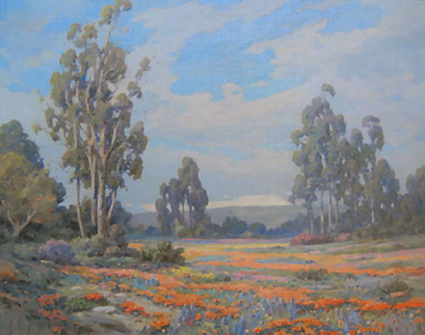 Angel Espoy - "California Landscape - Oil on canvas - 24" x 30"