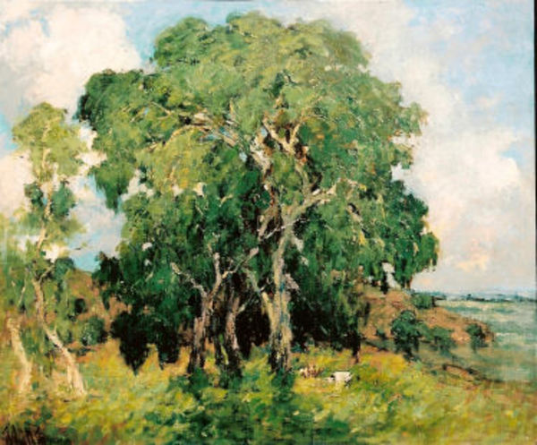 Sophie Marston Brannan - "Landscape" c. 1912 - Oil on canvas - 25" x 30"