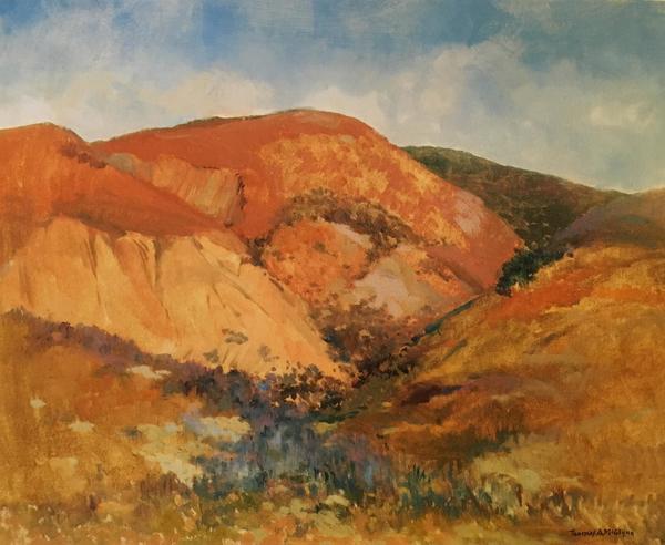 Thomas A. McGlynn - "Arroyo Seco" - Oil on canvasboard - 20"x 24" - Signed lower right
<br>Directly from the Estate of Thomas A. McGlynn
<br>Catalogue #242