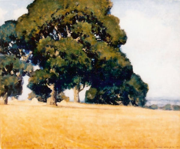 Arthur Hill Gilbert, A.N.A. - "California Oaks" - Oil on canvas - 25"x30"