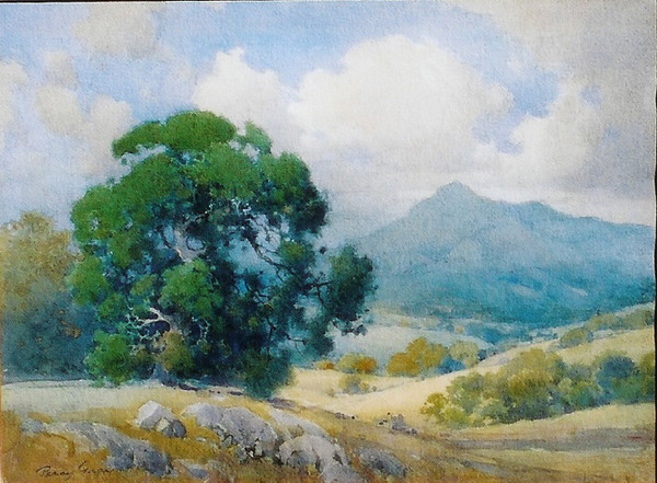 Percy Gray - "Mt. Tamalpais" - Watercolor - 16" x 21 1/2"