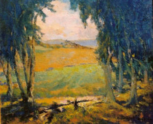 Thomas A. McGlynn - "Salinas Valley Eucalyptus" - Oil on canvas - 25" x 30"
