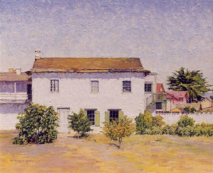 Evelyn McCormick - "The Stevenson House" - Oil on canvas - 32" x 38" - Signed lower left