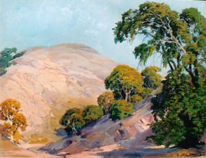 George Demont Otis - "Back of White's Hill" - Oil on canvas - 28" x 36"