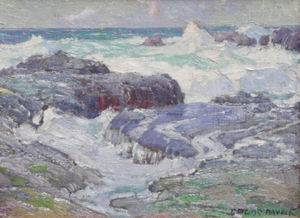 Edgar Alwin Payne - "Seascape - Laguna Beach" - Oil on canvas/board - 12" x 16 1/4"