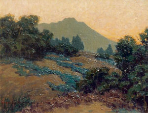 Granville Redmond - "Twilight" - Oil on canvas - 11" x 14"