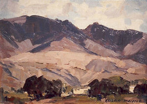 Edgar Alwin Payne - "Afternoon Shadows" - Oil on canvasboard - 10" x 14"