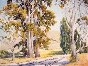 George Demont Otis - "California Landscape" - Oil on canvas - 28" x 36"