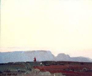 Edgar Alwin Payne - "Desert Sunset" - Oil on board - 10" x 12"