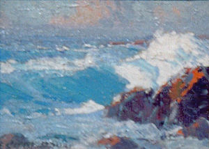 Edgar Alwin Payne - "Laguna Marine" - Oil on canvas/board - 6" x 8"