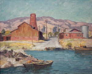 Maurice Braun - "Berkeley Hills" - Oil on canvas - 20"x24"