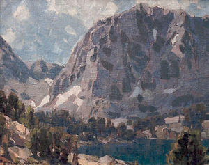 Edgar Alwin Payne - "Sierra Landscape" - Oil on canvas - 16"x20"