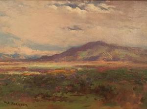 William F. Jackson - "Marin County" - Oil on canvas/board - 7 3/4" x 10 3/4"