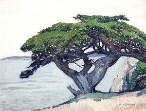 Anne Millay Bremer - "Carmel Coast" - Oil on canvas - 28" x 36"