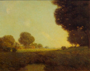 Granville Redmond - "Menlo Park Landscape" - Oil on canvas - 16"x20"