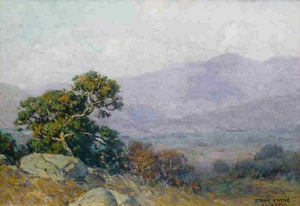 Edgar Alwin Payne - "Santa Barbara" - Oil on canvas - 21" x 30"