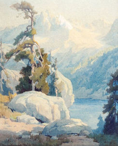 Marion Kavanaugh Wachtel - "In the Sierra Nevadas" - Watercolor - 20" x 16"