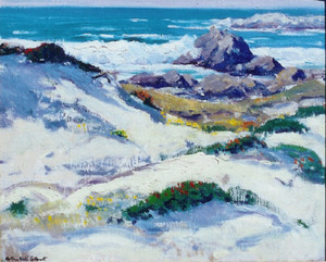 Arthur Hill Gilbert, A.N.A. - "Springtime, Carmel Coast" - Oil on canvas - 18" x 22"