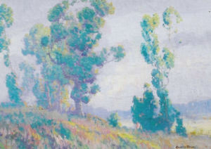 Maurice Braun - "Eucalyptus Landscape" - Oil on canvas - 18" x 24"