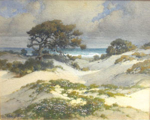 Percy Gray - "Monterey Dunes" - Watercolor - 16" x 20"
