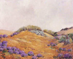 George Demont Otis - "Golden Mist" - Oil on canvas - 20"x24"