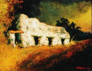 Will Sparks - "Mission Nuestra Senora Dolorisma - Oil on canvas - 11" x 14"